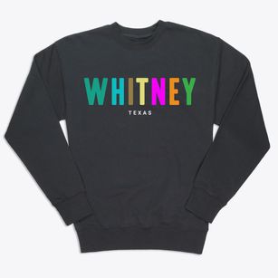 Whitney Texas Color Pop Premium Crewneck Sweatshirt