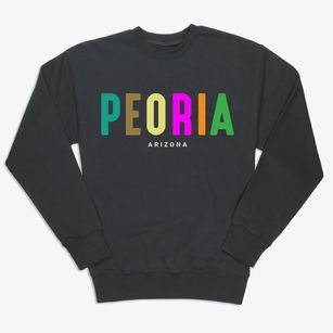 Peoria Arizona Color Pop Premium Crewneck Sweatshirt