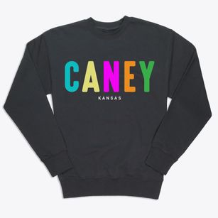 Caney Kansas Color Pop Premium Crewneck Sweatshirt