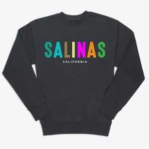 Salinas California Color Pop Premium Crewneck Sweatshirt