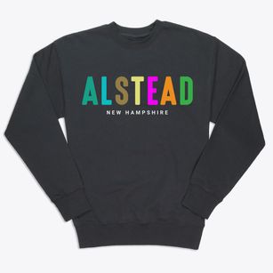 Alstead New Hampshire Color Pop Premium Crewneck Sweatshirt