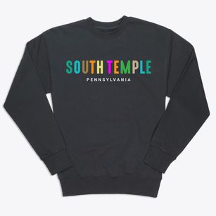 South Temple Pennsylvania Color Pop Premium Crewneck Sweatshirt
