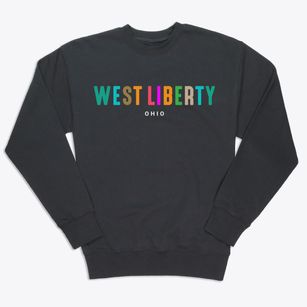 West Liberty Ohio Color Pop Premium Crewneck Sweatshirt