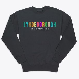 Lyndeborough New Hampshire Color Pop Premium Crewneck Sweatshirt