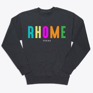 Rhome Texas Color Pop Premium Crewneck Sweatshirt