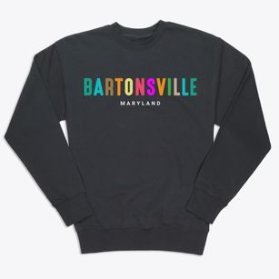 Bartonsville Maryland Color Pop Premium Crewneck Sweatshirt