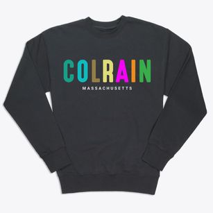 Colrain Massachusetts Color Pop Premium Crewneck Sweatshirt
