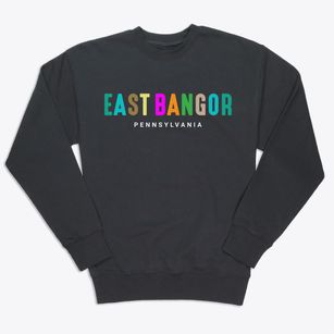 East Bangor Pennsylvania Color Pop Premium Crewneck Sweatshirt