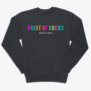 Point Of Rocks Maryland Color Pop Premium Crewneck Sweatshirt