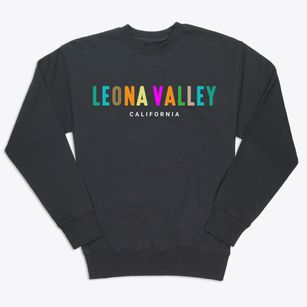 Leona Valley California Color Pop Premium Crewneck Sweatshirt