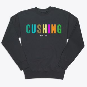 Cushing Maine Color Pop Premium Crewneck Sweatshirt