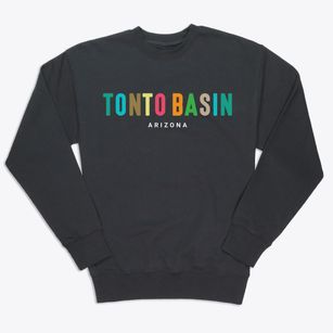 Tonto Basin Arizona Color Pop Premium Crewneck Sweatshirt