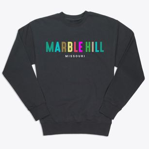 Marble Hill Missouri Color Pop Premium Crewneck Sweatshirt