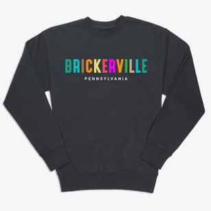 Brickerville Pennsylvania Color Pop Premium Crewneck Sweatshirt