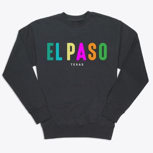 El Paso Texas Color Pop Premium Crewneck Sweatshirt