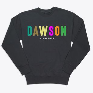 Dawson Minnesota Color Pop Premium Crewneck Sweatshirt