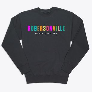 Robersonville North Carolina Color Pop Premium Crewneck Sweatshirt