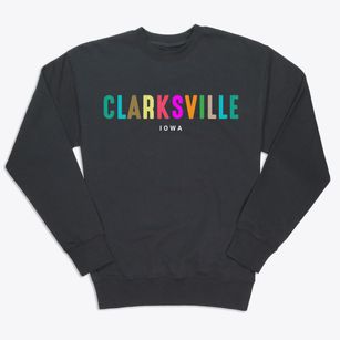 Clarksville Iowa Color Pop Premium Crewneck Sweatshirt
