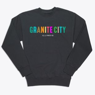 Granite City Illinois Color Pop Premium Crewneck Sweatshirt