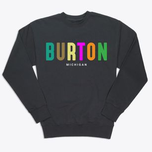 Burton Michigan Color Pop Premium Crewneck Sweatshirt