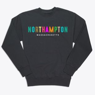 Northampton Massachusetts Color Pop Premium Crewneck Sweatshirt