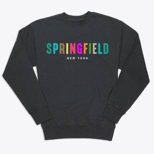 Springfield New York Color Pop Premium Crewneck Sweatshirt