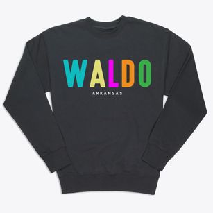 Waldo Arkansas Color Pop Premium Crewneck Sweatshirt