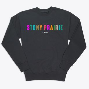 Stony Prairie Ohio Color Pop Premium Crewneck Sweatshirt