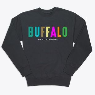 Buffalo West Virginia Color Pop Premium Crewneck Sweatshirt