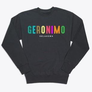 Geronimo Oklahoma Color Pop Premium Crewneck Sweatshirt
