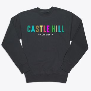 Castle Hill California Color Pop Premium Crewneck Sweatshirt