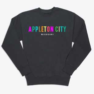 Appleton City Missouri Color Pop Premium Crewneck Sweatshirt