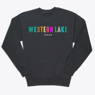 Western Lake Texas Color Pop Premium Crewneck Sweatshirt