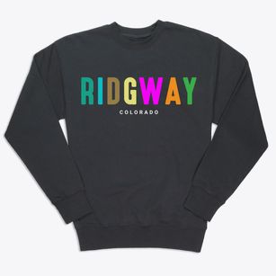 Ridgway Colorado Color Pop Premium Crewneck Sweatshirt