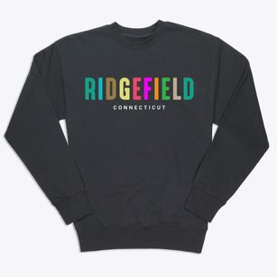 Ridgefield Connecticut Color Pop Premium Crewneck Sweatshirt
