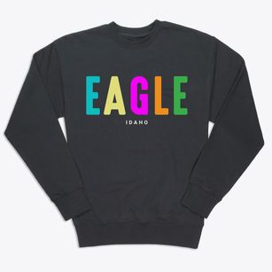 Eagle Idaho Color Pop Premium Crewneck Sweatshirt