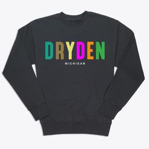 Dryden Michigan Color Pop Premium Crewneck Sweatshirt