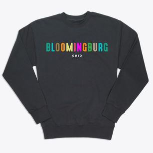 Bloomingburg Ohio Color Pop Premium Crewneck Sweatshirt