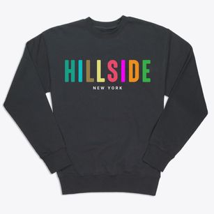 Hillside New York Color Pop Premium Crewneck Sweatshirt