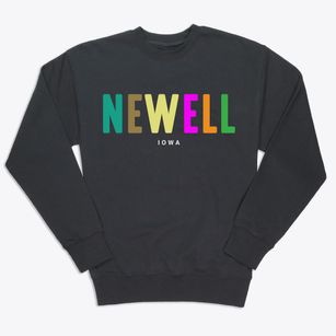 Newell Iowa Color Pop Premium Crewneck Sweatshirt