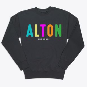 Alton Missouri Color Pop Premium Crewneck Sweatshirt