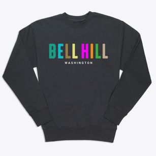 Bell Hill Washington Color Pop Premium Crewneck Sweatshirt