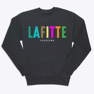 Lafitte Louisiana Color Pop Premium Crewneck Sweatshirt