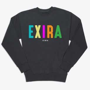 Exira Iowa Color Pop Premium Crewneck Sweatshirt