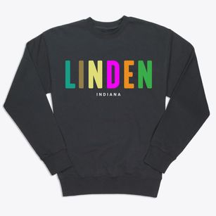 Linden Indiana Color Pop Premium Crewneck Sweatshirt