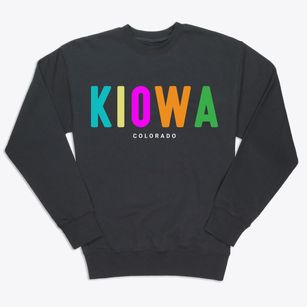 Kiowa Colorado Color Pop Premium Crewneck Sweatshirt
