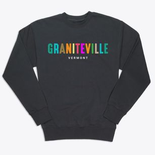 Graniteville Vermont Color Pop Premium Crewneck Sweatshirt