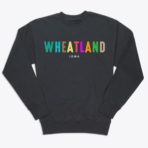 Wheatland Iowa Color Pop Premium Crewneck Sweatshirt