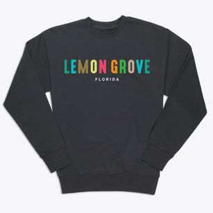 Lemon Grove Florida Color Pop Premium Crewneck Sweatshirt