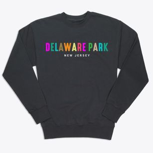 Delaware Park New Jersey Color Pop Premium Crewneck Sweatshirt